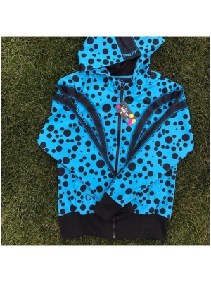 Fitness Sweatshirt Jacket Candy Aqua