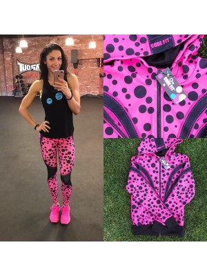 Fitness Sweatshirt Jacket Candy Pink