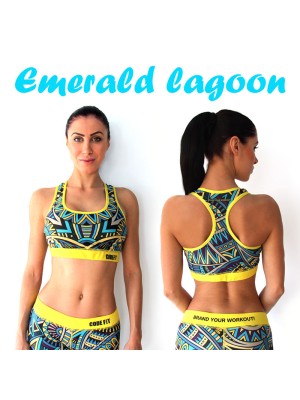 Фитнес бюстие Emerald Lagoon