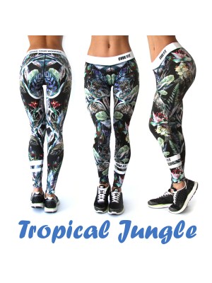 Дамски спортен клин Tropical Jungle