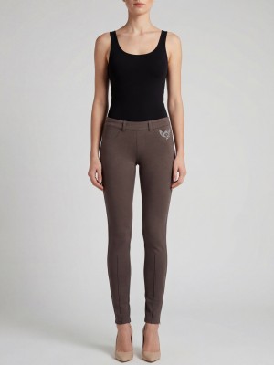 Women's Stretch Leggings FashionTV – Brown