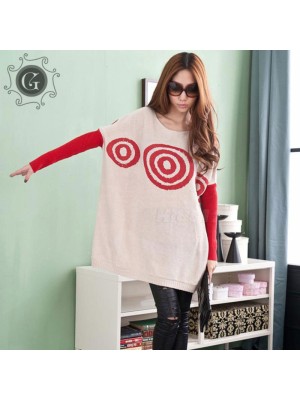 Spiral-Pattern Blouse