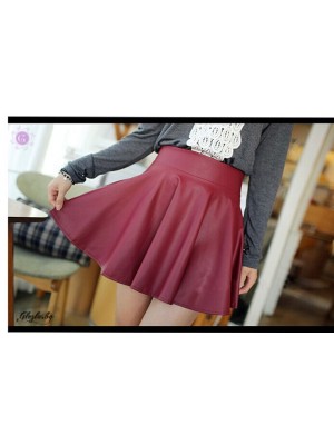 Short Leather Skirt Sani
