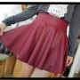 Short Leather Skirt Sani