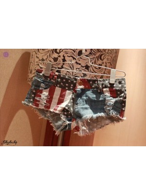 Women's jeans short America