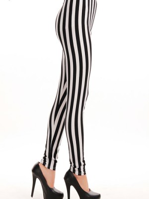 Warm Women's Striped Leggings
