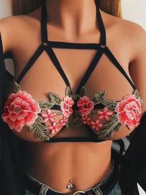 Sutien cu flori